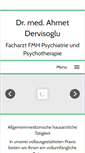 Mobile Screenshot of praxisdervisoglu.ch